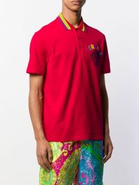 multicoloured Medusa logo polo shirt at Farfetch